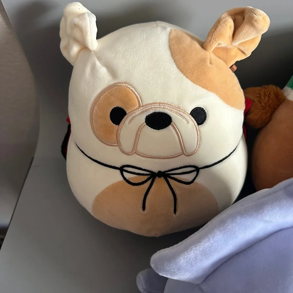 Squishmallows Bundle Avery Mallard Duck Brock Bulldog Cat Squid Plush 3pk